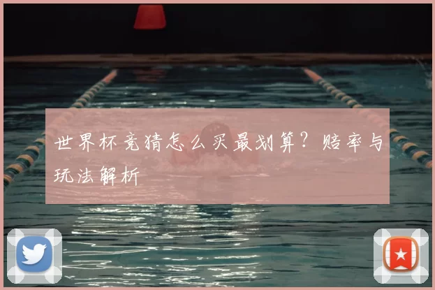 世界杯竞猜怎么买最划算？赔率与玩法解析
